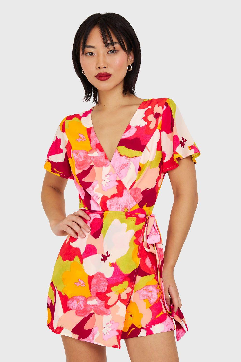 Enterito Corto Flores Lazo Naranjo Nicopoly-0