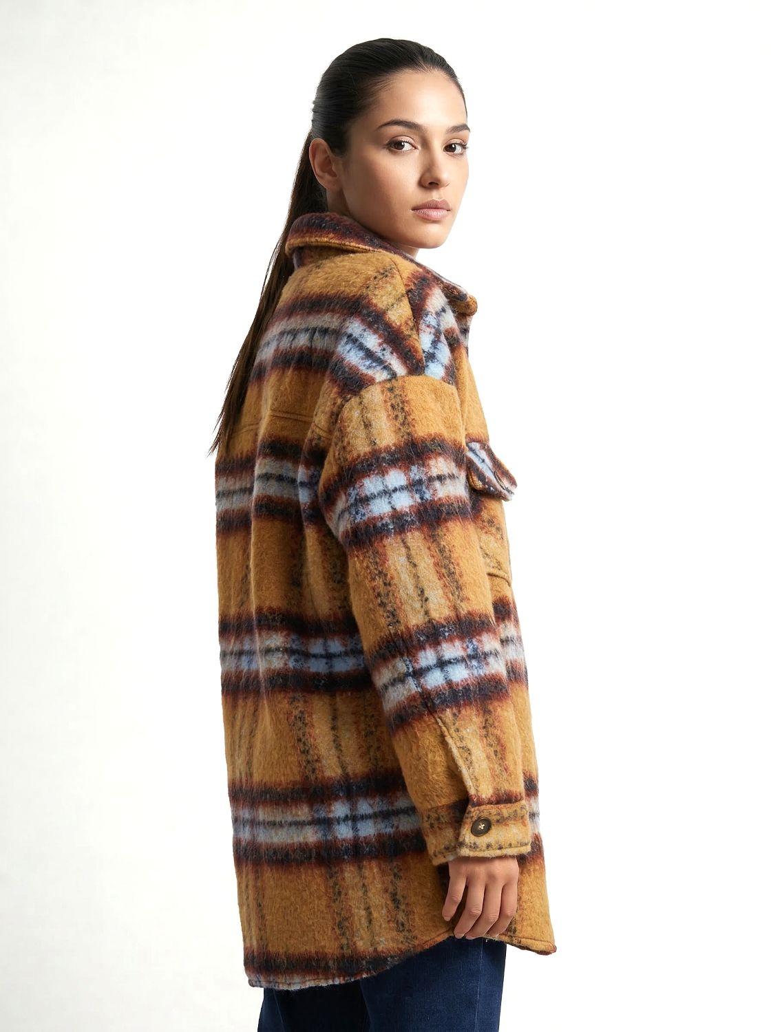 Chaqueta Leñadora Camel Nicopoly-2