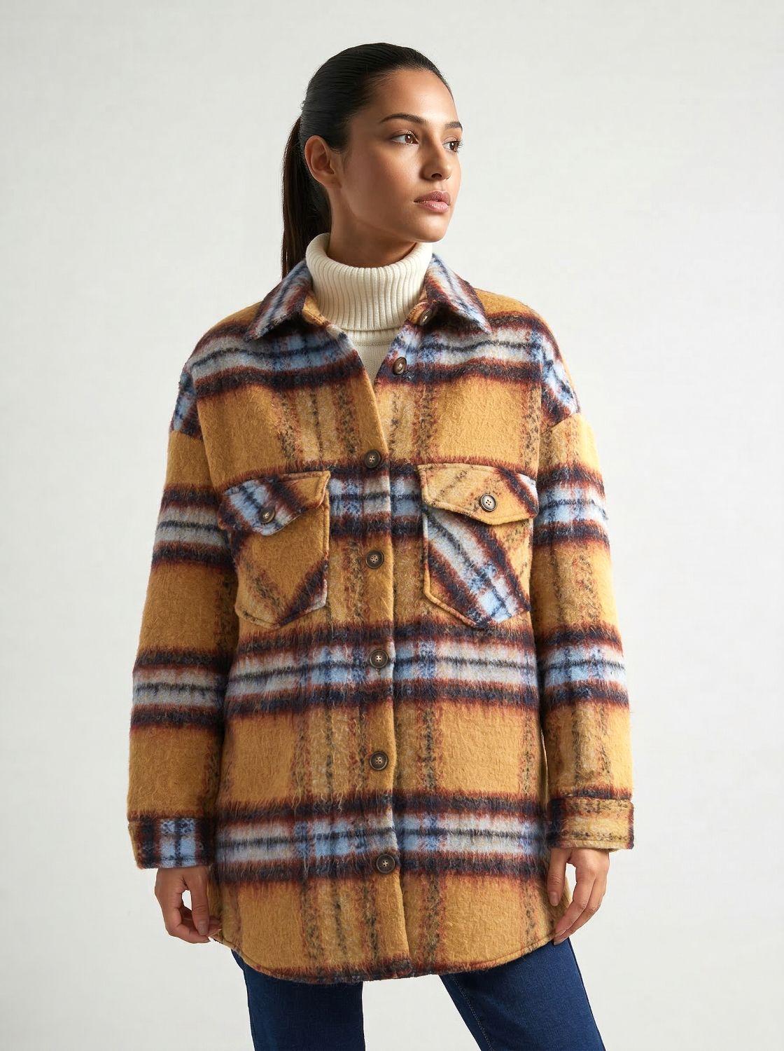 Chaqueta Leñadora Camel Nicopoly-4