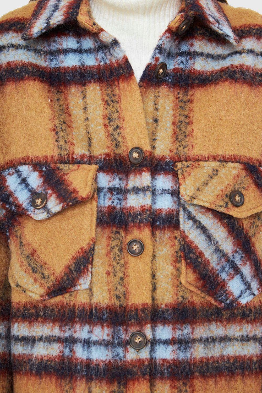 Chaqueta Leñadora Camel Nicopoly-5