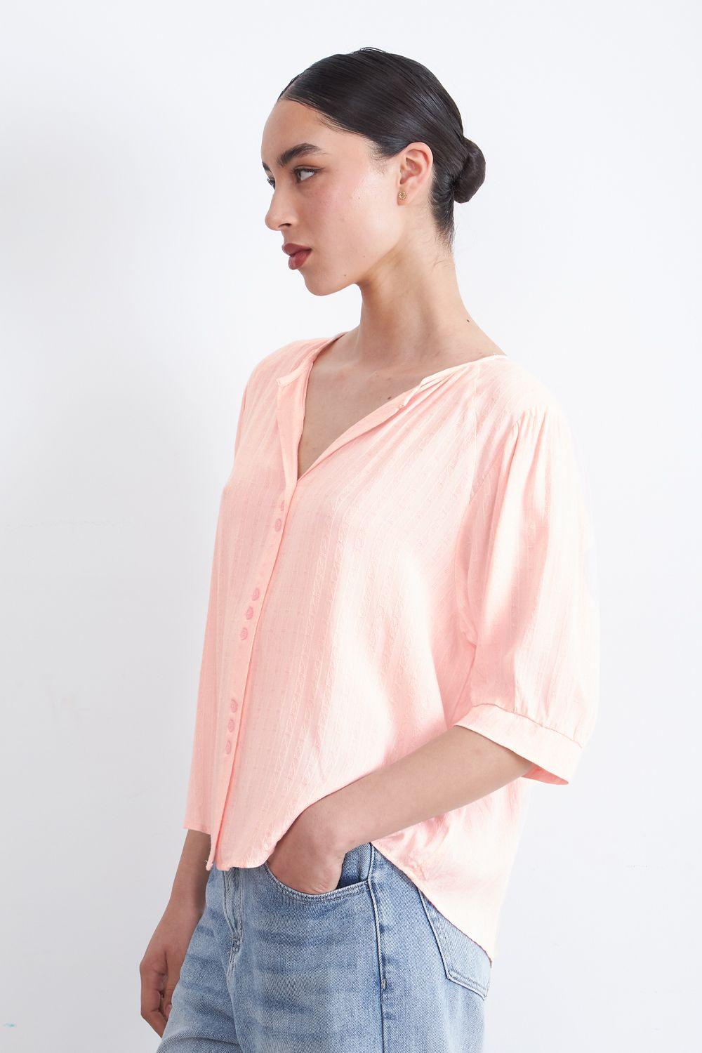 Blusa Holgada Rosado Nicopoly-2