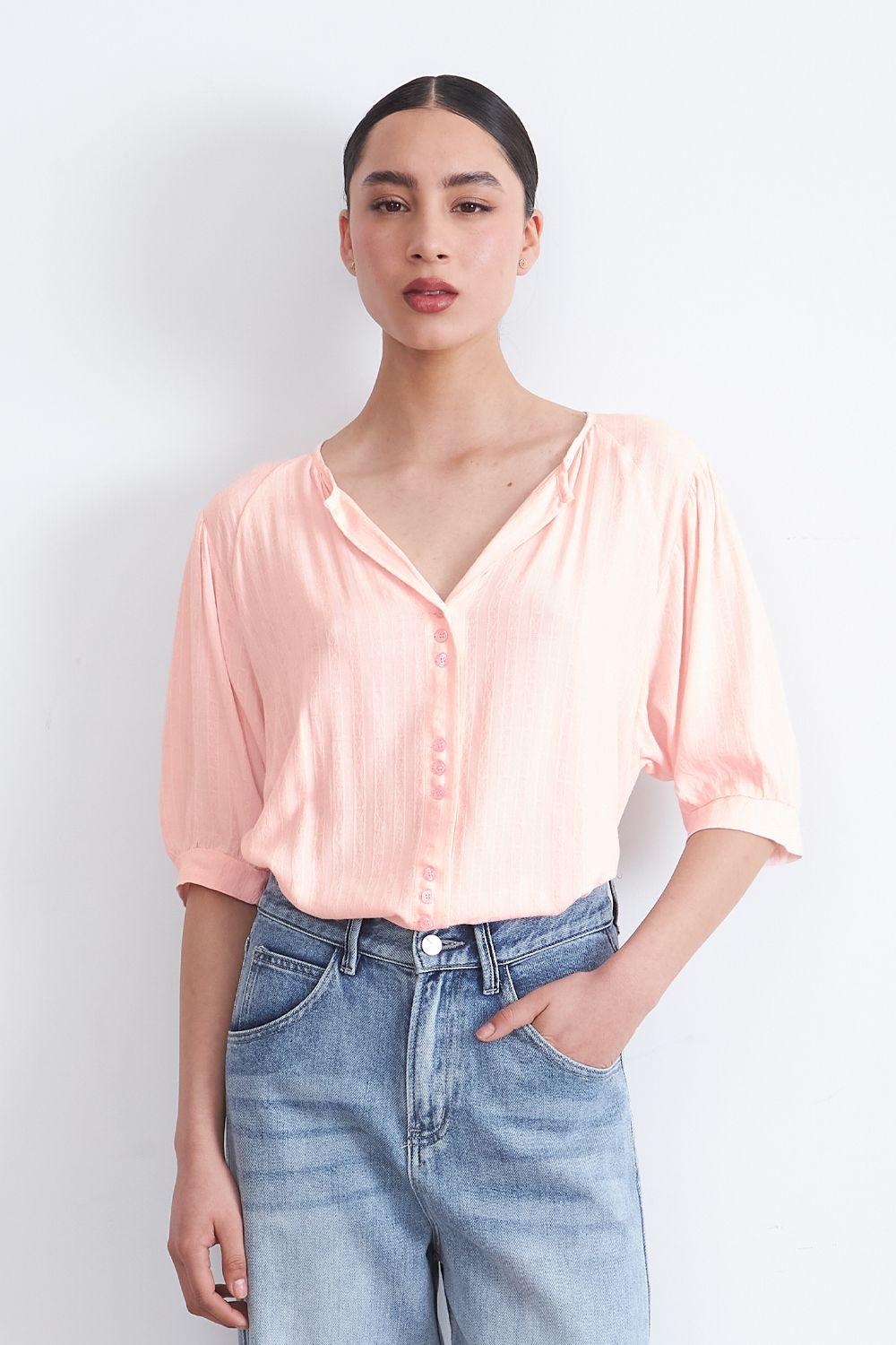 Blusa Holgada Rosado Nicopoly-5