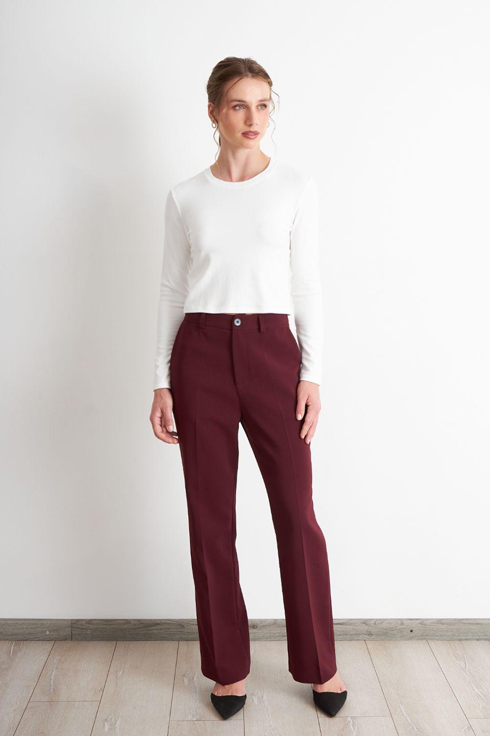 Polera Manga Larga Crop Blanco Nicopoly-1