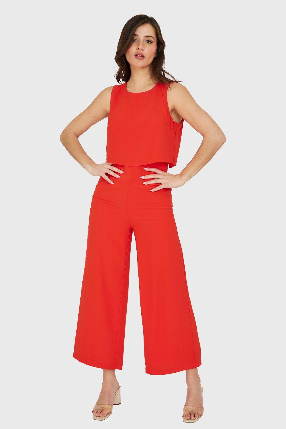 Enterito Efecto Dos Piezas Rojo Nicopoly-0