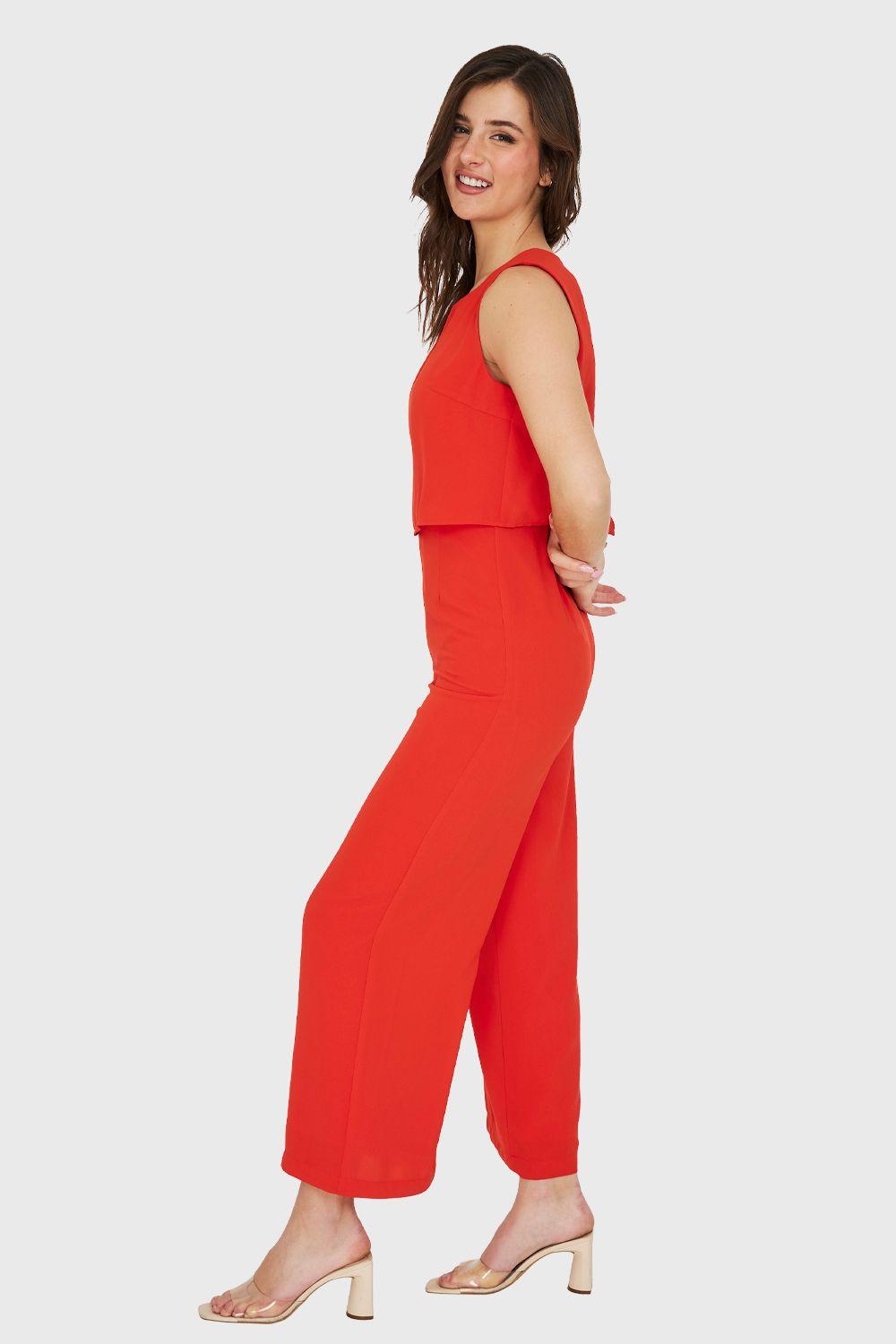 Enterito Efecto Dos Piezas Rojo Nicopoly-2