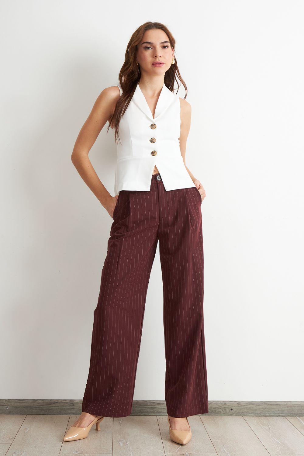 Gilet Sastre Entallado Blanco Nicopoly-1