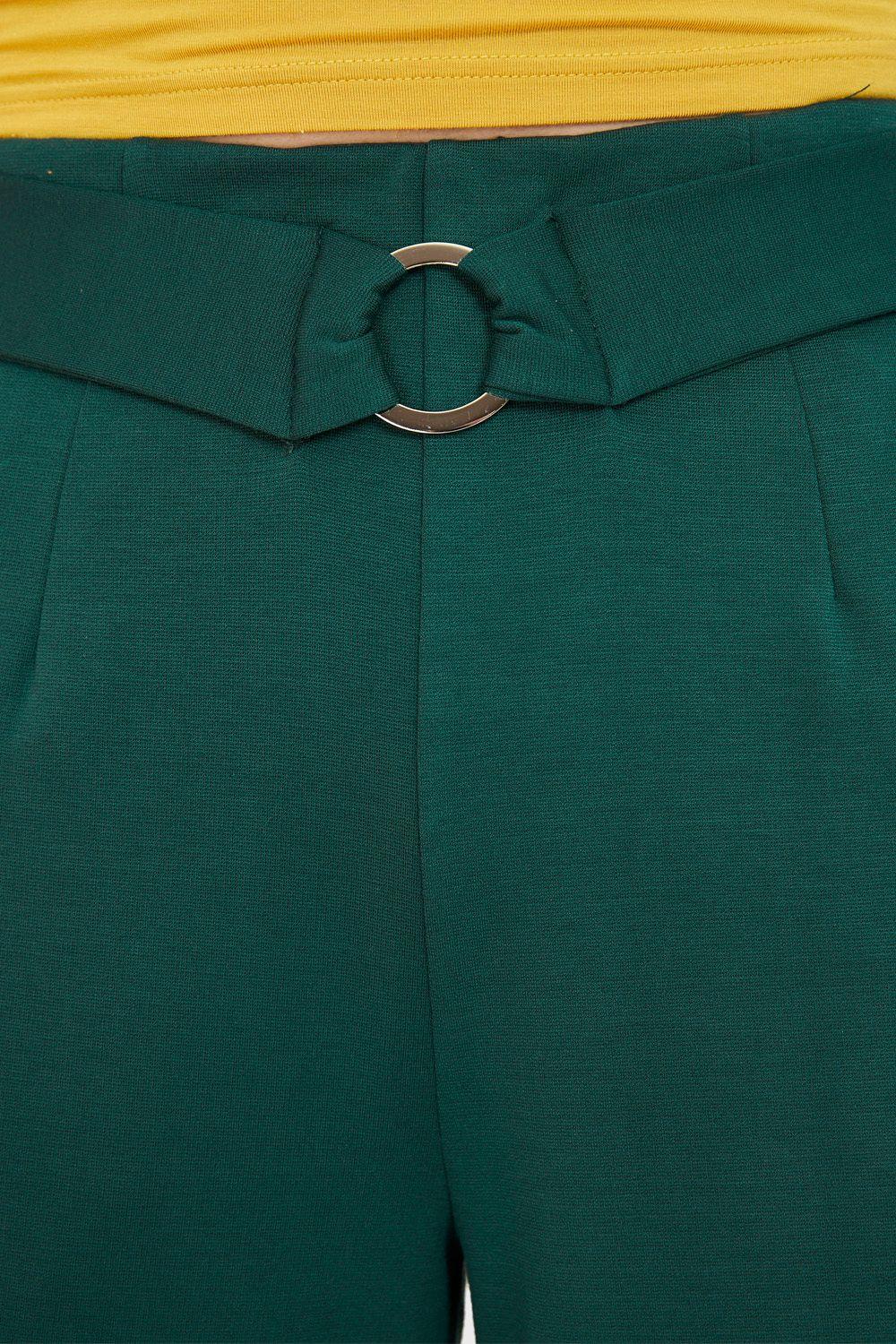 Pantalón Culotte Hebilla Verde Nicopoly-5