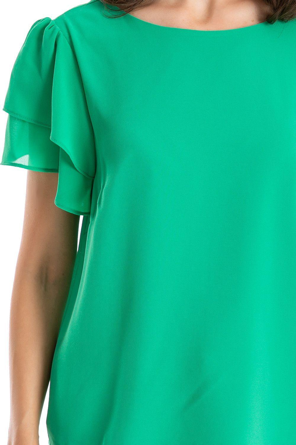 Blusa Básica Vuelos Verde Nicopoly-3