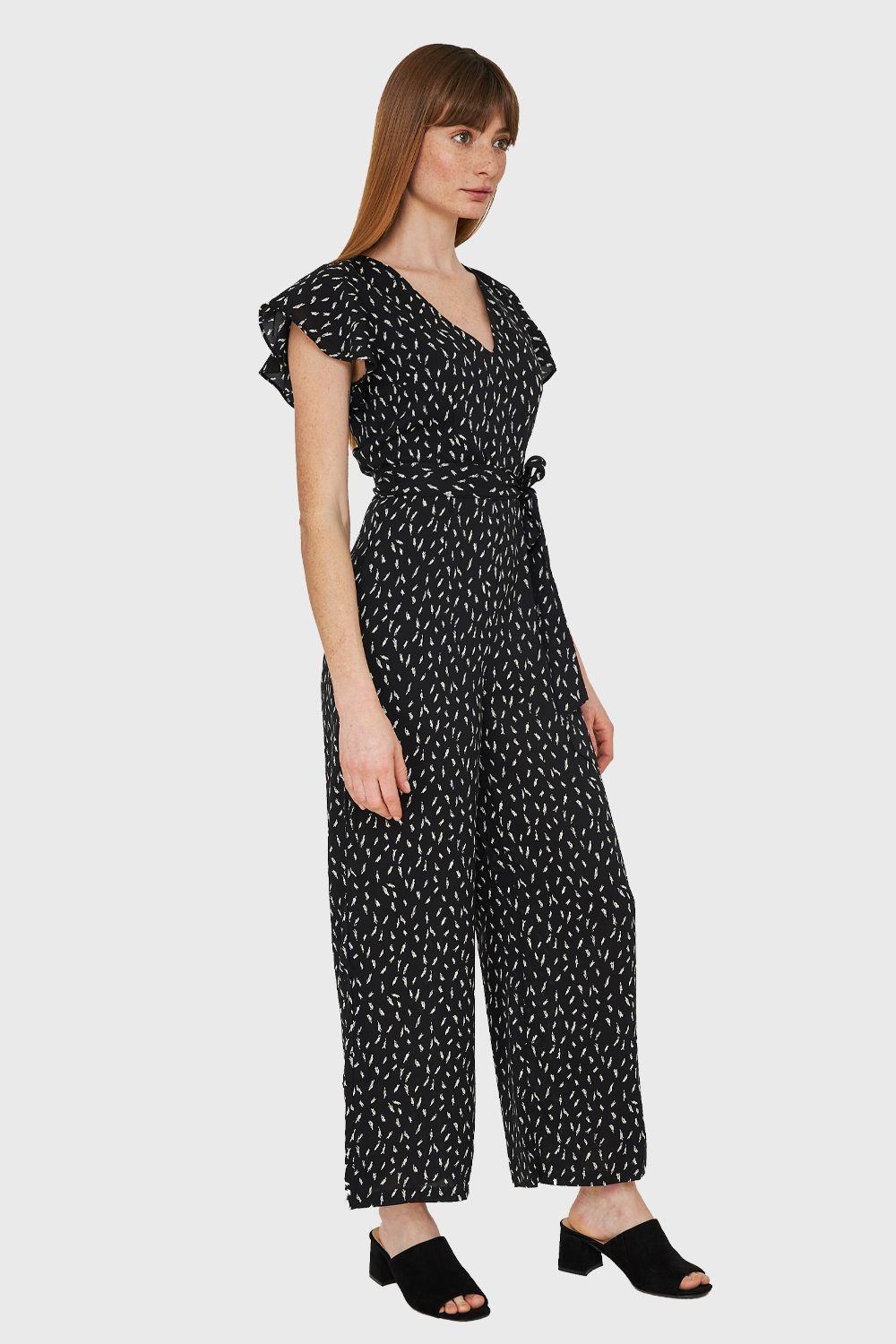 Enterito Print Abstracto Negro Nicopoly-2