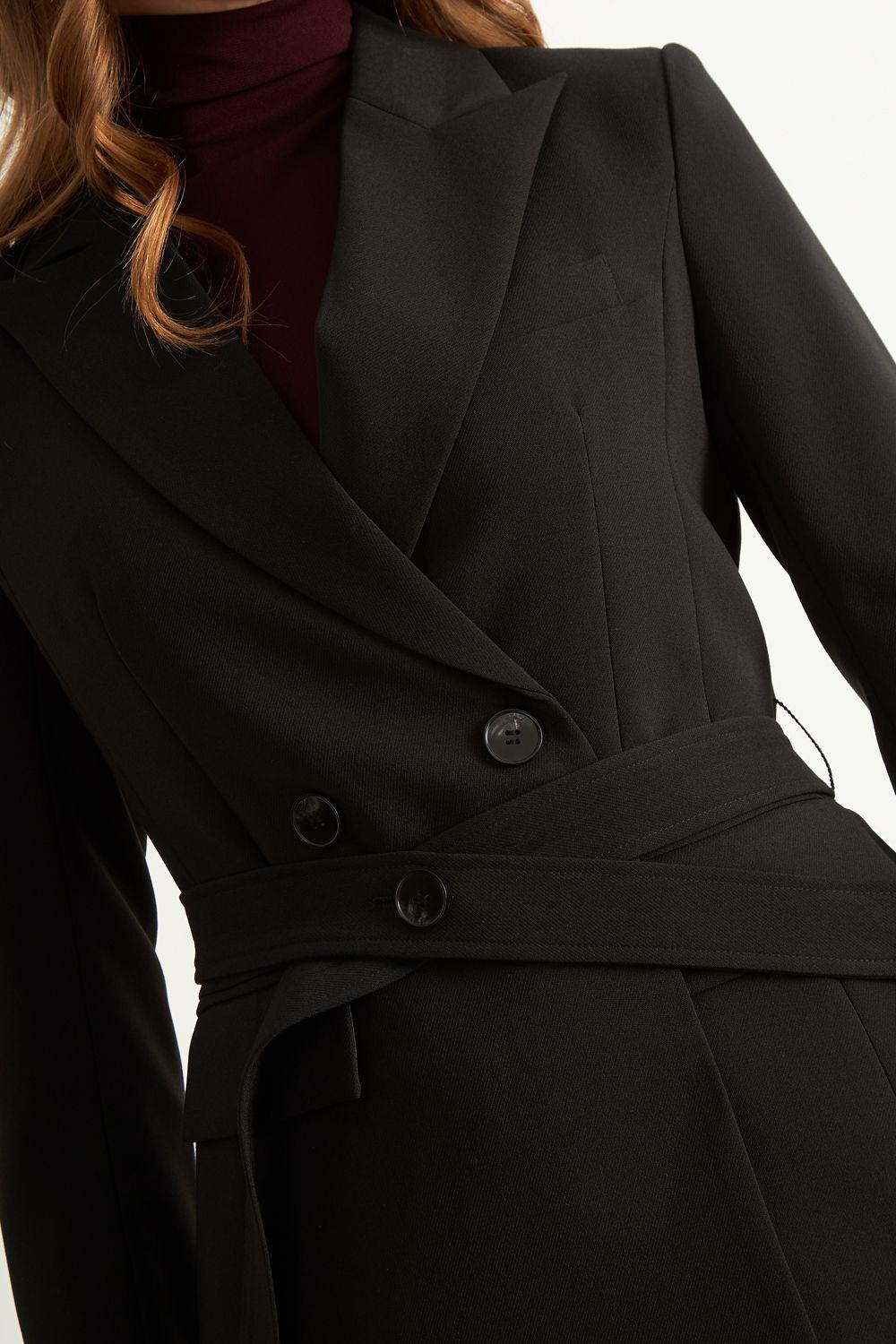 Blazer Cinturón Negro	 Nicopoly-5