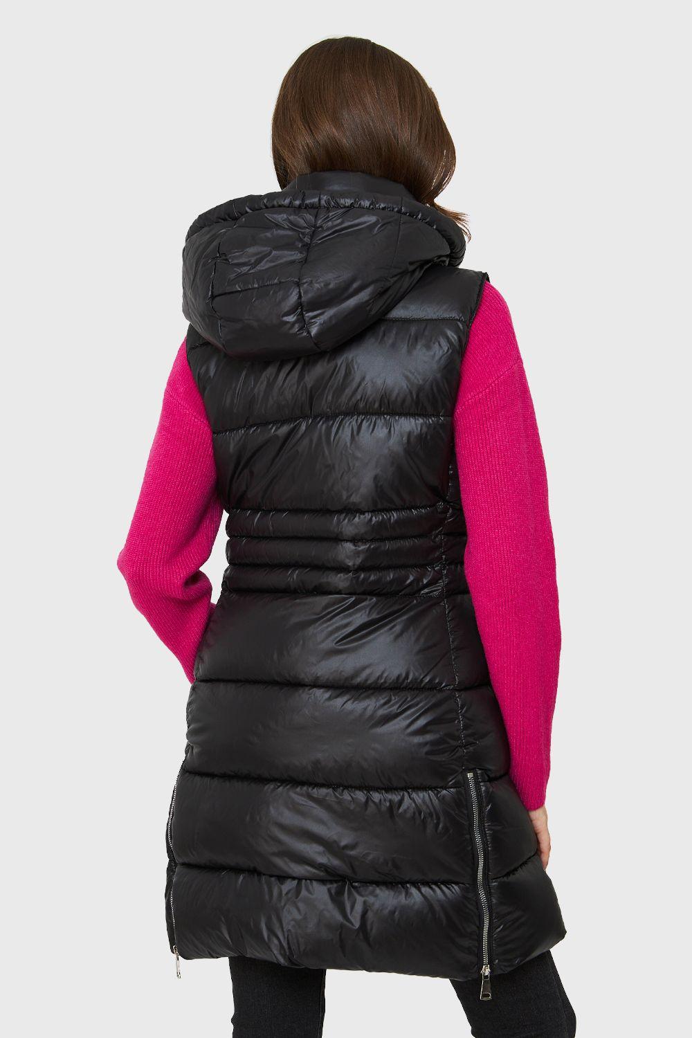 Parka Sin Mangas Negro Nicopoly-3