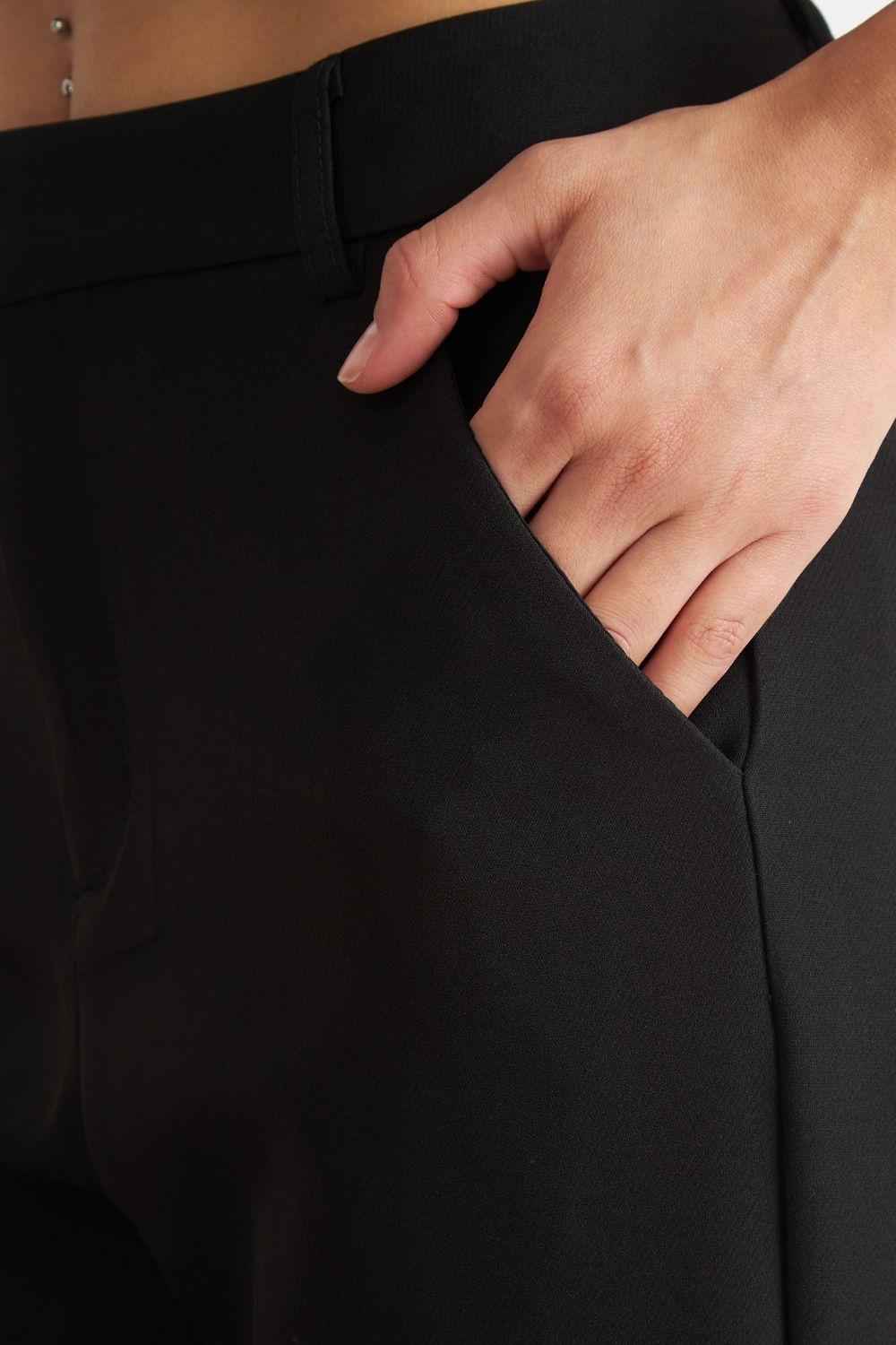 Pantalón Básico Negro Nicopoly-5