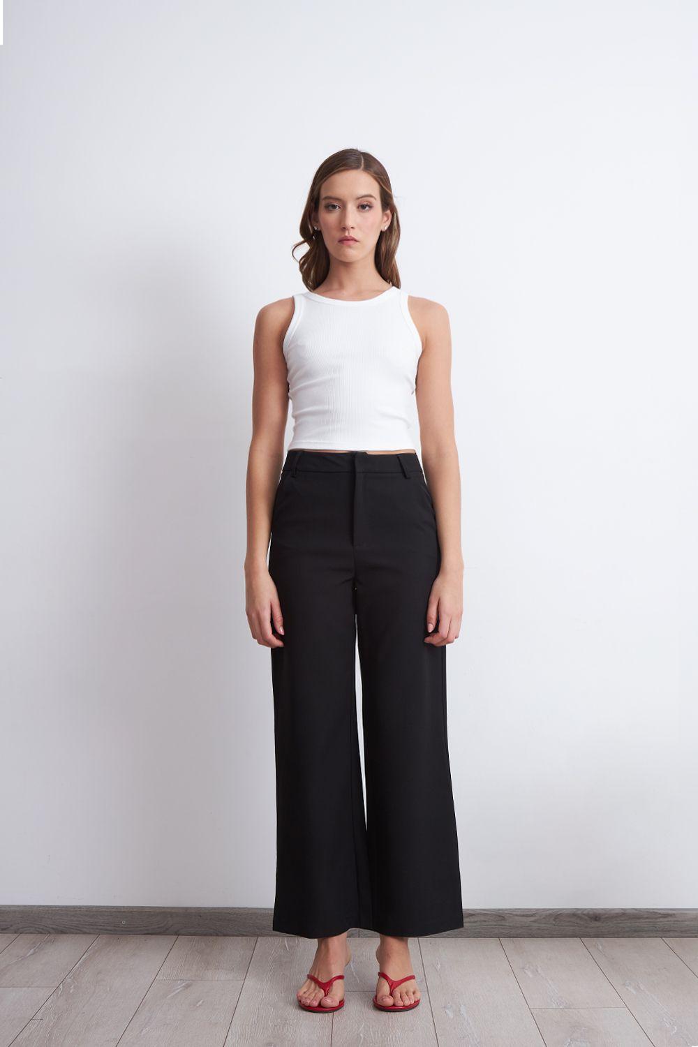 Pantalón Básico Negro Nicopoly-1