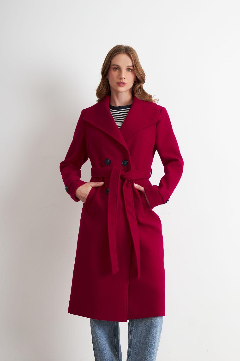 Abrigo Largo Lazo Rojo Nicopoly-4