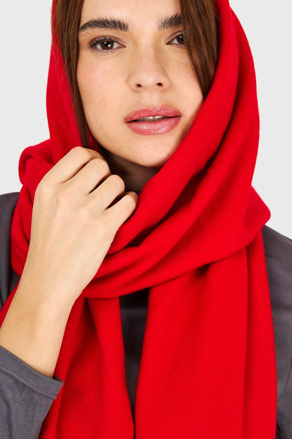 Bufanda Gruesa Rojo Nicopoly-3