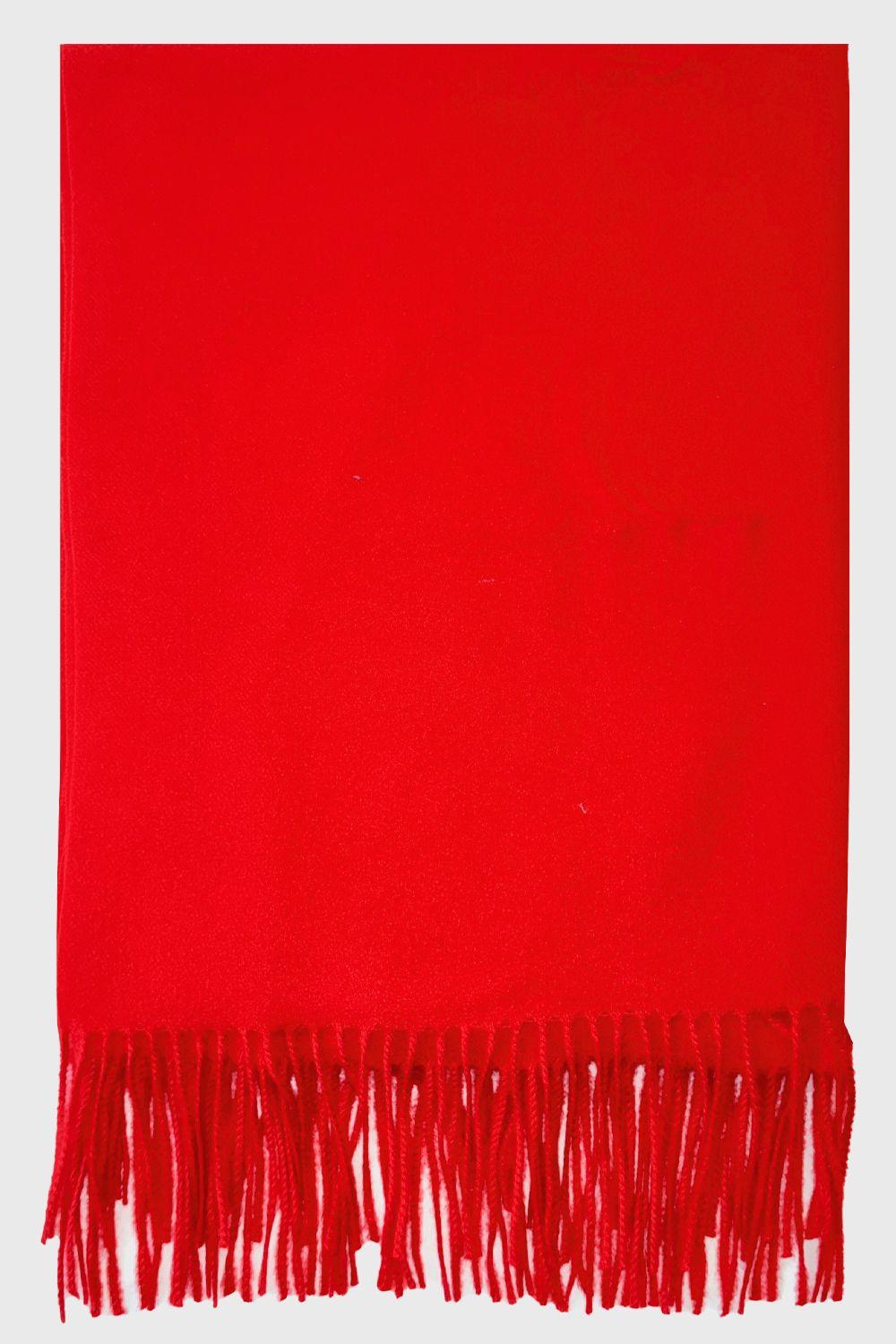 Bufanda Gruesa Rojo Nicopoly-0