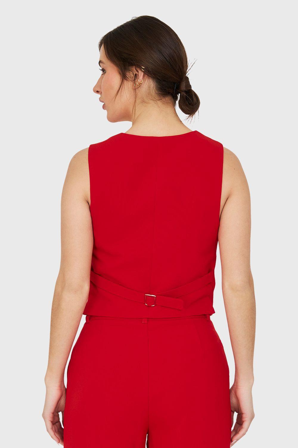 Gilet Lazo Ajustable Rojo Nicopoly-3