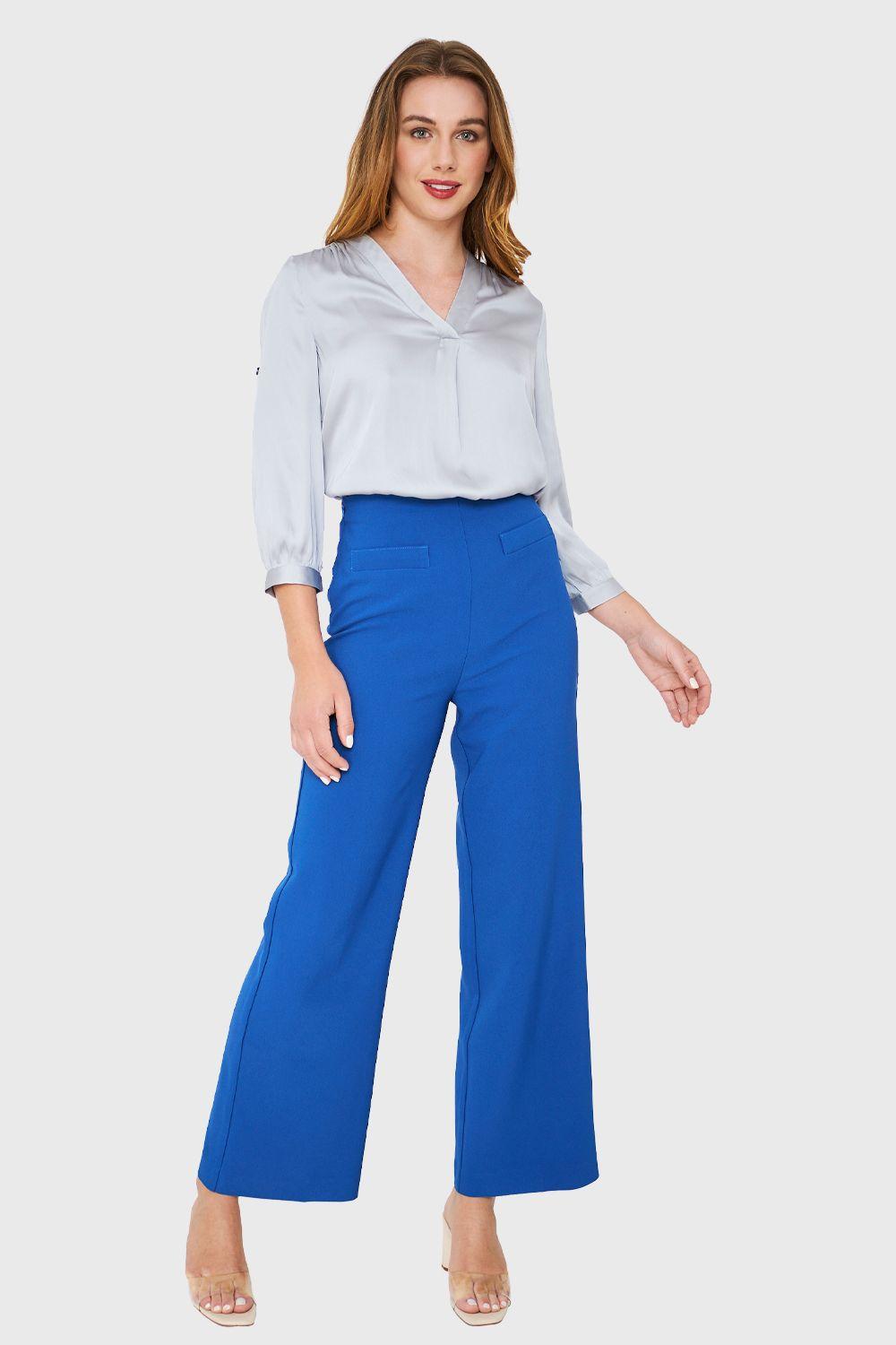 Blusa Manga Ajustable Gris Nicopoly-1