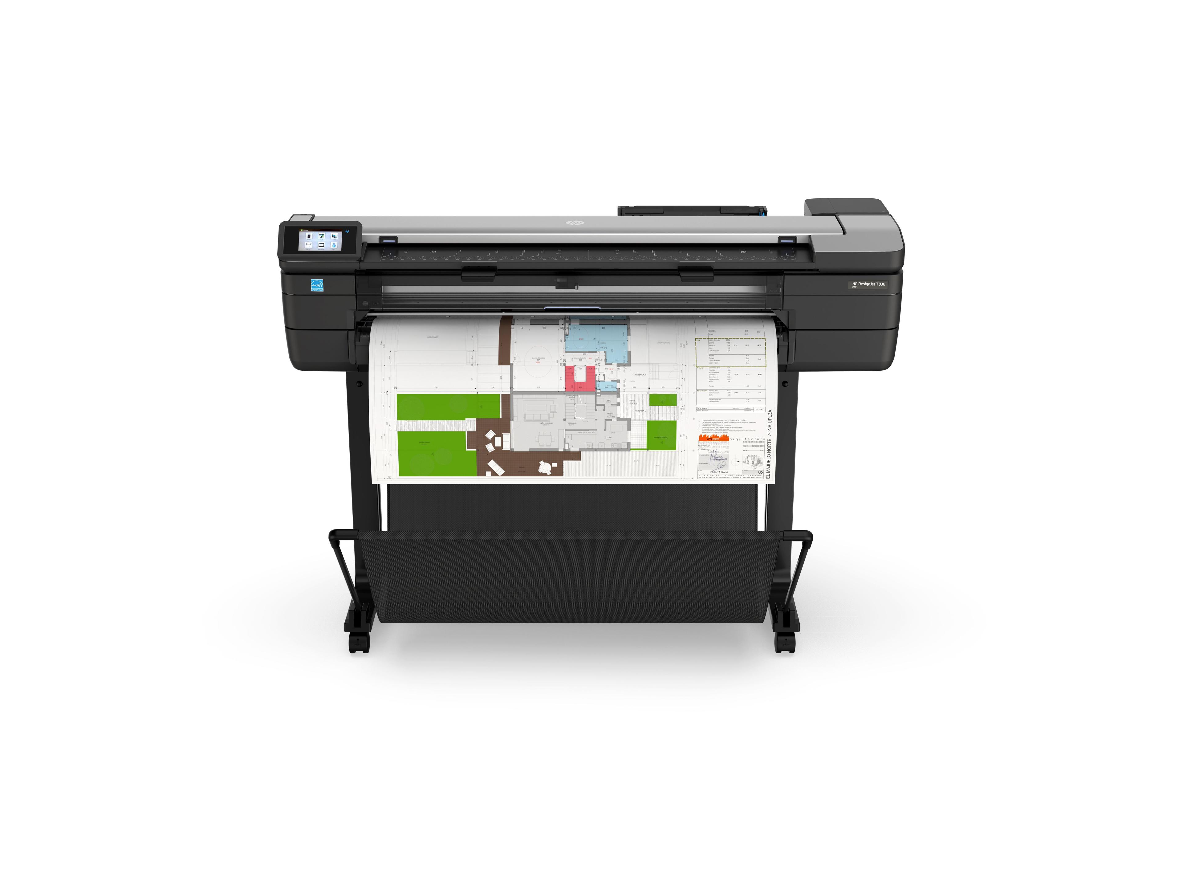 Plotters Multifuncional HP DesignJet T830 de 36"-0