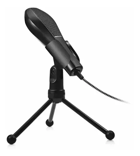 Microfono Condensador Usb Con Tripode Streamings E-2