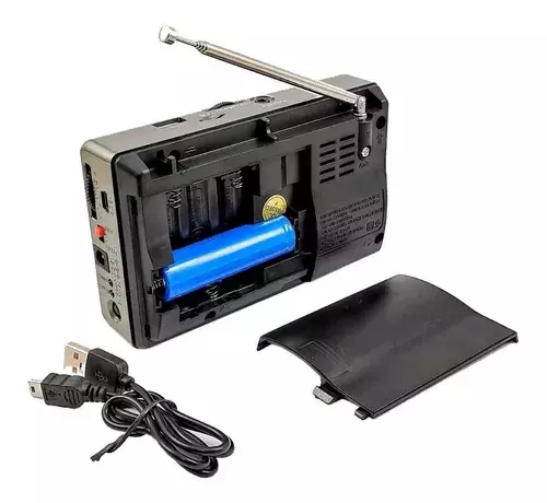 Radio Recargable Mp3 Usb 8 Bandas Epe-3
