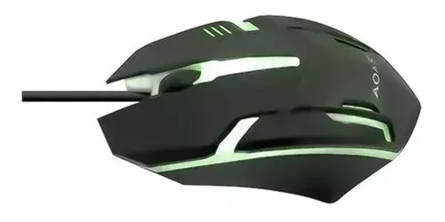 Mouse Gamer Barato Aoas V02 Diseño Ergonómico-1