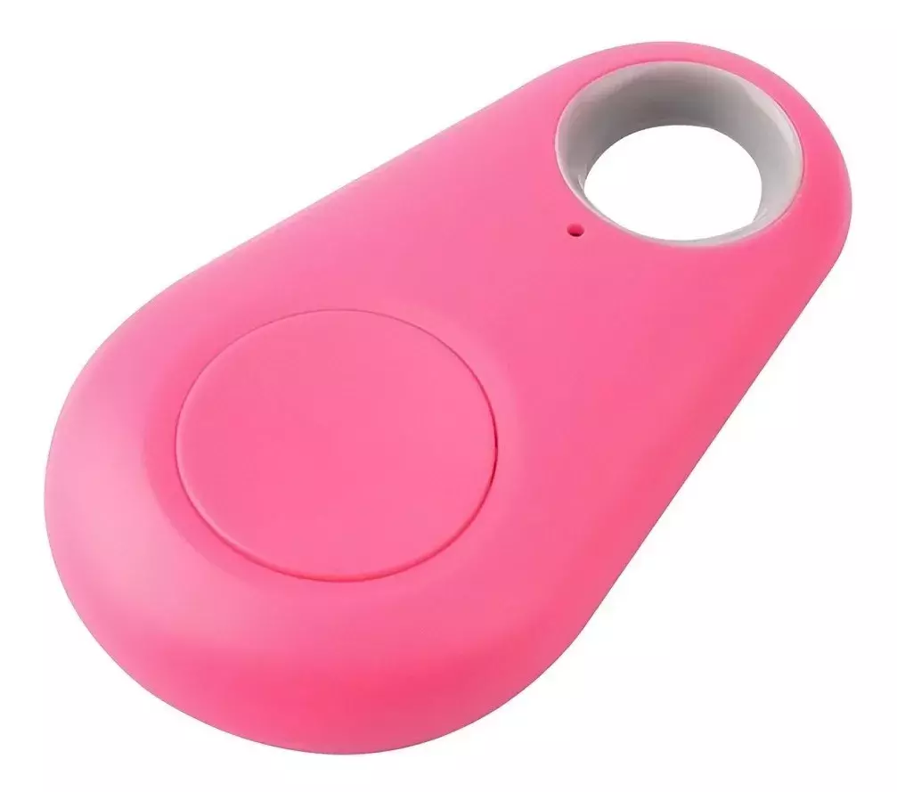 Llavero Localizador Gps Para Bolsos Llaves Rosa-0