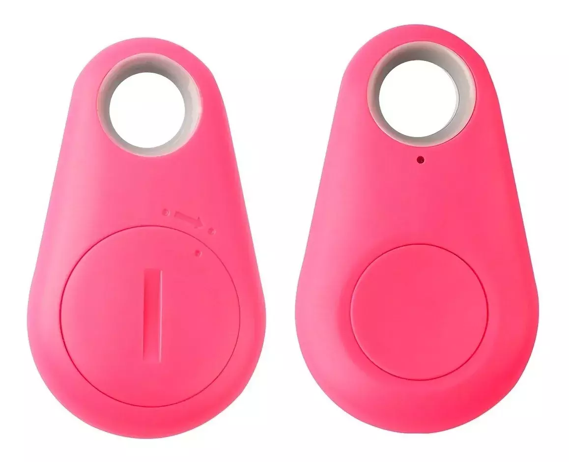 Llavero Localizador Gps Para Bolsos Llaves Rosa-1