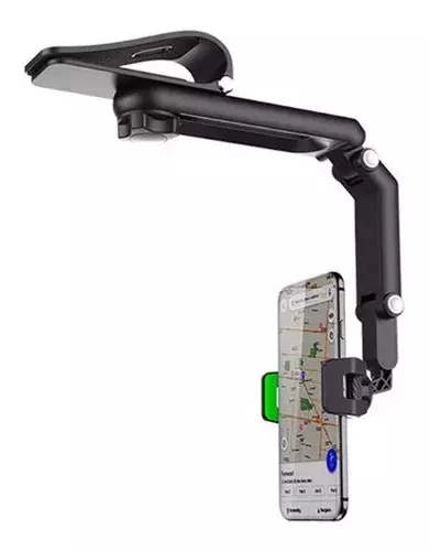 Soporte Celular Auto Clip Visera Tablero Tapasol-0