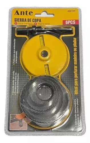 Set de sierras de copa marca Ante 6 piezas-0