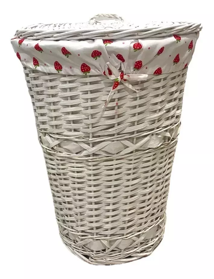 Canasto Mimbre Ropa Con Tapa - S8041-0