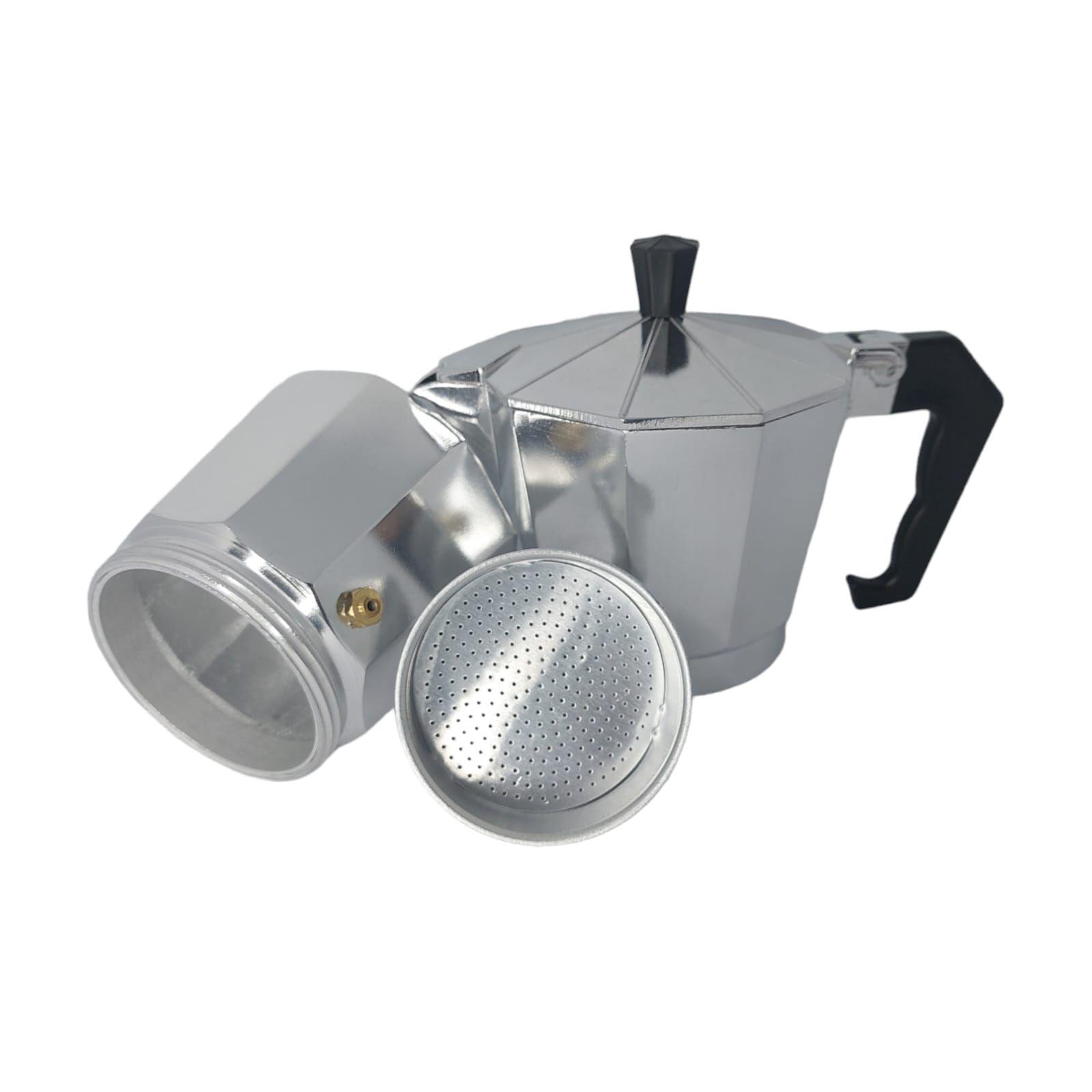 Cafetera Italiana De Acero Inoxidable 6 Tazas-3
