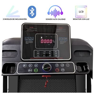 Imagen 2 del producto Trotadora Eléctrica 3 Niveles Inclinación