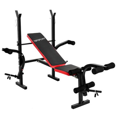 Banca Multifuncional Pesas Pecho Piernas Abs 2243
