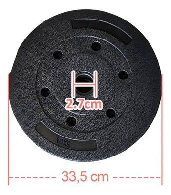 Imagen 2 del producto Par Discos 10 Kg - 20 Kg En Total