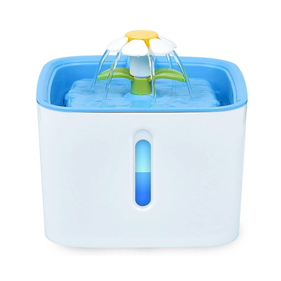 Imagen 1 del producto Fuente Bebedero Mascotas 2.5 L con luz nivel