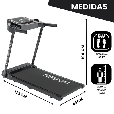 Imagen 2 del producto Trotadora YEP 3090 12KM/H