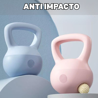 Imagen 2 del producto Pesa Rusa Kettlebell 10kg Crossfit Blanda