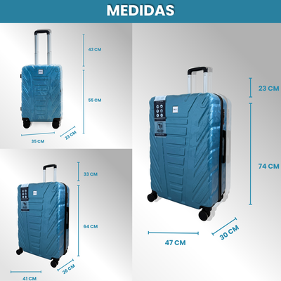 Imagen 2 del producto Maletas 10 20 25kg Yephome Set X3 Maletas Viaje