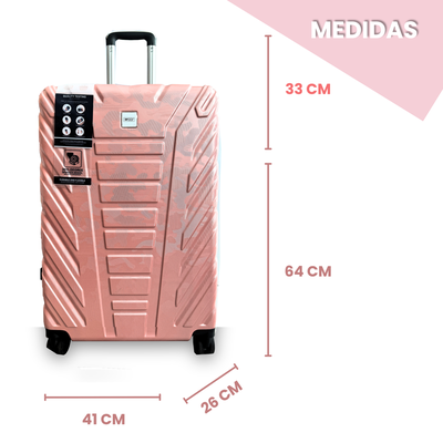 Imagen 2 del producto Maleta 20kg Oficial 64 x 41 x 26 cm Yephome Rosa
