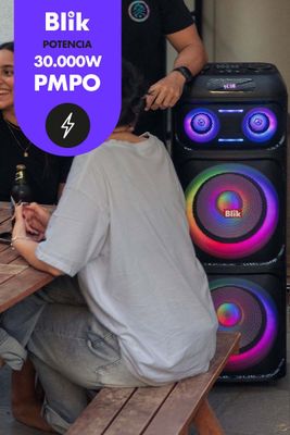 Imagen 2 del producto Parlante Bluetooth Karaoke Con Microfono Blik Lightup700