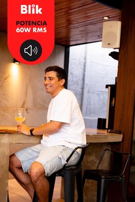 Imagen 2 del producto Parlantes Instalación Activos Bluetooth Blik Fidelity Blanco 60W