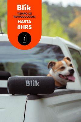 Imagen 2 del producto Parlante Bluetooth Portátil Blik Live Negro 10W IPX5 8 Hrs