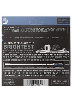 Imagen 2 del producto Cuerdas para Guitarra Eléctrica D'Addario EPS520