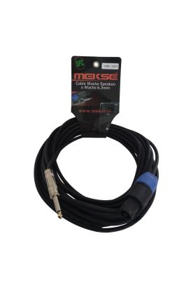 Cable Speakon-Plug 10 metros Mekse SPP-10MT