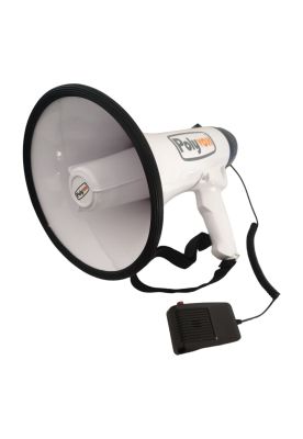 Imagen 2 del producto Megafono Portatil de 20W Polyvox PYV-110A Blanco