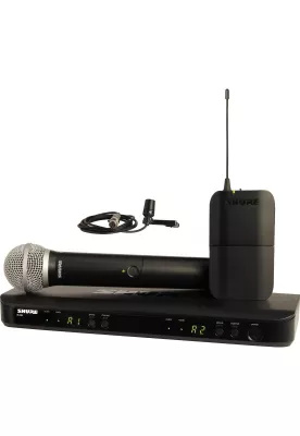 Imagen 1 del producto Microfono inalambrico mano y cintillo Shure BLX1288-CVL-J10