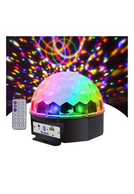 Imagen 2 del producto Efecto de Luz LED con MP3 Fidek Magic Ball 3795 BT