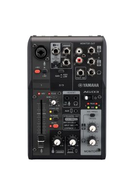 Imagen 1 del producto Mixer para streaming Yamaha AG03 MK2 Black