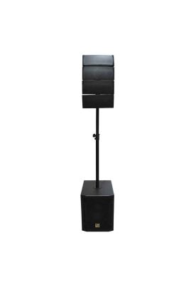 Sistema de Audio Array Cipriani SUB12+4 SATS con atril